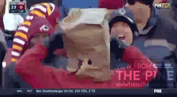Washington Fan Can't Paper Bag