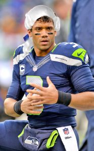 Russell Wilson Powder Wig