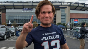 Creepy Tom Brady Mask