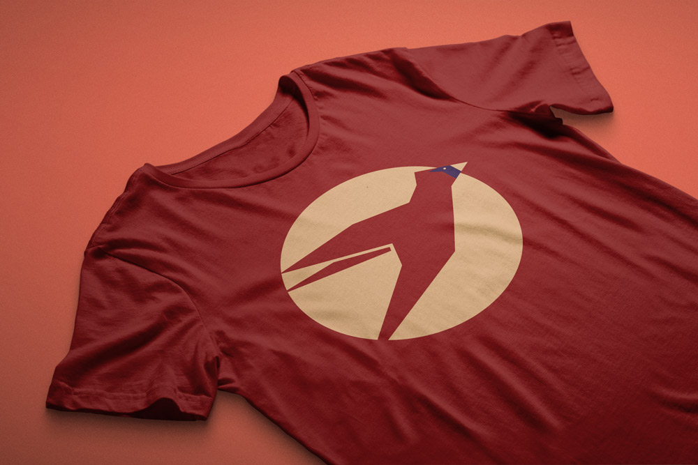 St. Louis Cardinals inspired Bird Minimal Shirt