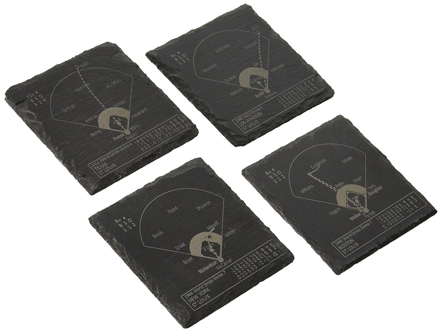 St. Louis Cardinals Greatest Plays Coaster Set