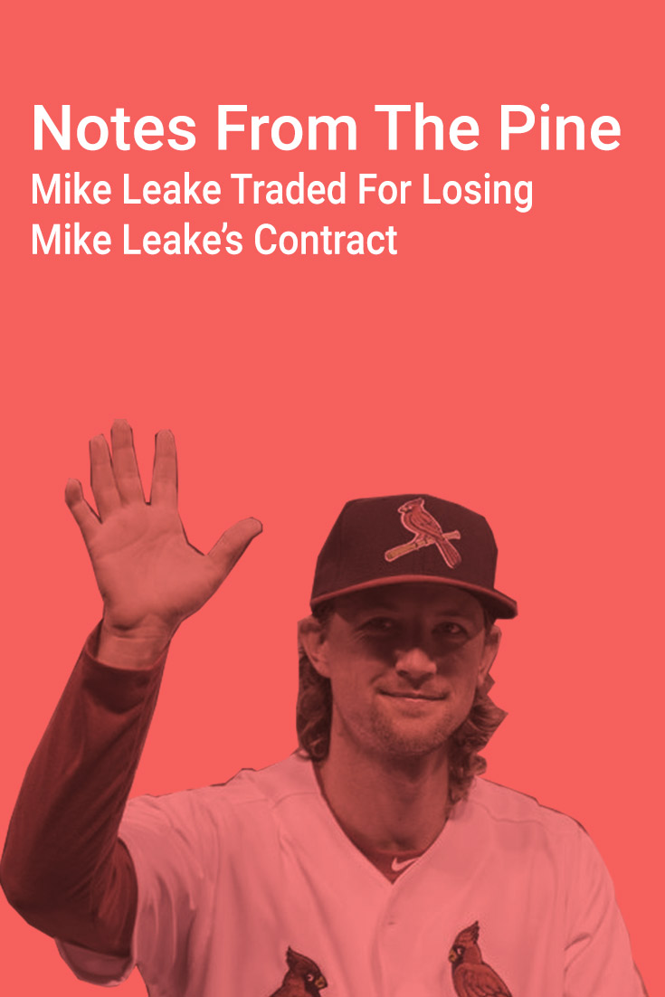Mike Leake Traded Pinterest banner